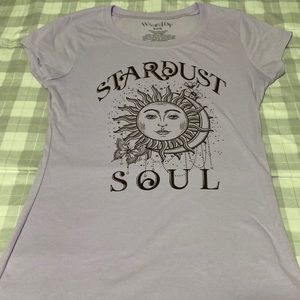 T-Shirt, Lavender with “Stardust Soul Design on front.  NEW-No Tag..